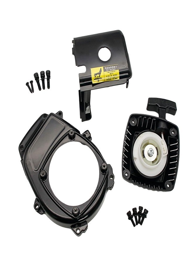 FLMLF طقم غطاء FLMLF الأسود للتحكم عن بعد (مفتاح تشغيل يدوي + غطاء أسطوانة + غطاء جانبي + براغي) لسيارات زينواه تشونغيانغ تي إس روفان باجا لوسي 5ive-T DBXL بمحركات 23-30.5 سي سي - Image 5